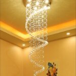 Dutti D0074 LED Lámpara de Araña empotrada, moderna, minimalista, de cristal, grande, larga, para villa, dúplex, escalera, hotel, supermercado