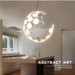 Dutti D0003 Lámpara colgante LED de diseño moderno, minimalista, creativo con estilo nórdico para dormitorio, sala de estar, restaurante